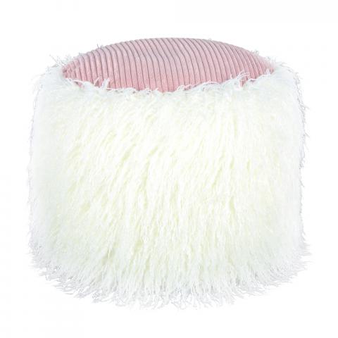 Tabouret décoratif ZACA Blanc