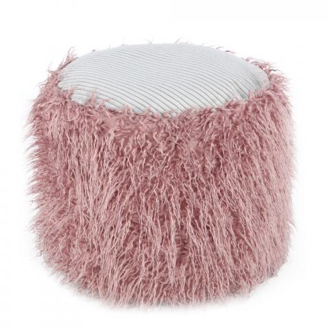 Tapis vintage rose ZACA Rose