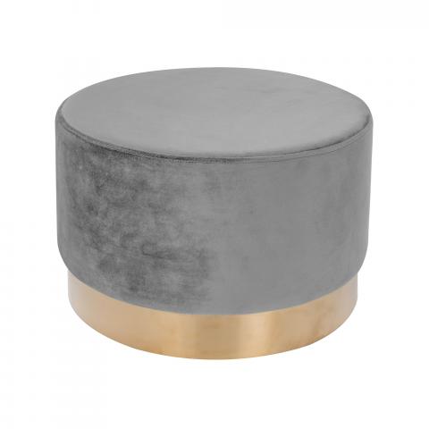 Tabouret décoratif ZACE Gris