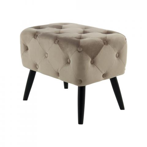 Tabouret décoratif ZAHE Crème