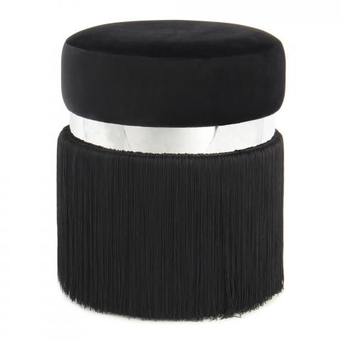 Tabouret décoratif ZALE Noir