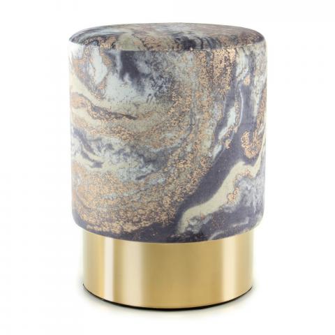 Tabouret décoratif ZAPA Gris