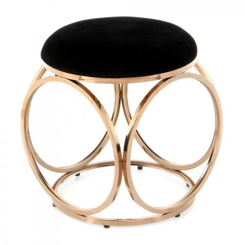 Tabouret décoratif ZAPE Noir