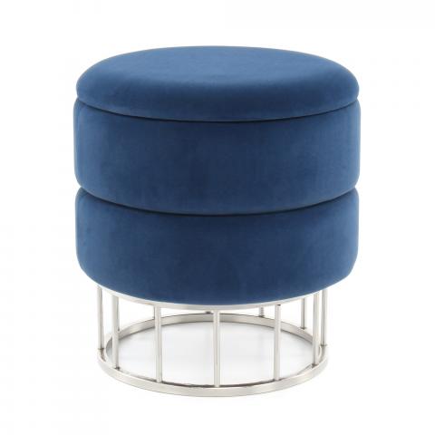 Tabouret décoratif ZASE Bleu