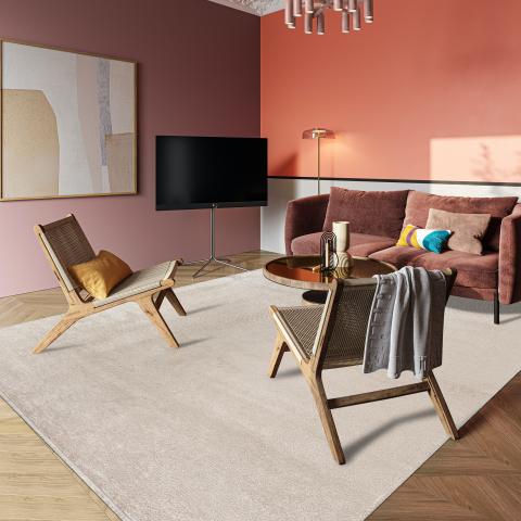 Tapis kilim PEARL Crème