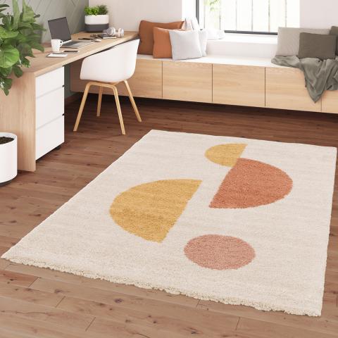 Tapis à poils longs AURORA 3 Beige