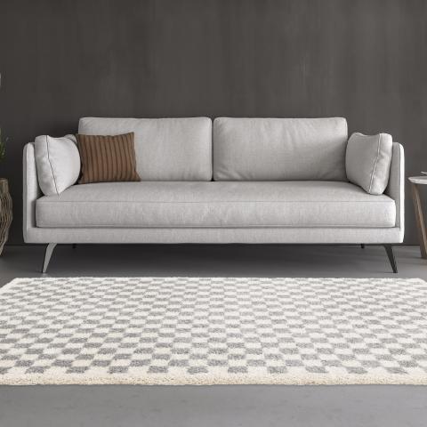 Tapis à poils longs AVANTE Gris