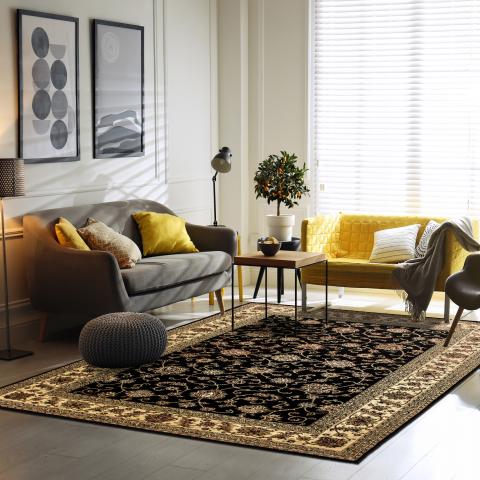 Tapis d'Orient BISKO 1 Noir
