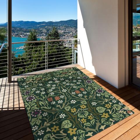 Tapis d'extérieur fait à la machine BLAKORN Vert