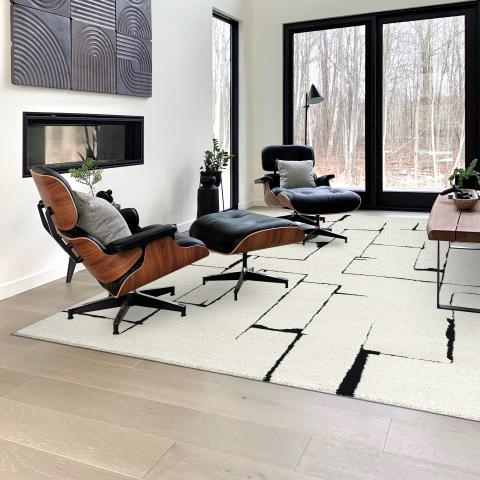 Tapis kaki LYN9 BRINKI Noir