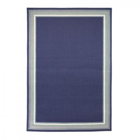 Tapis d'extérieur fait à la machine CASADA 13 Bleu