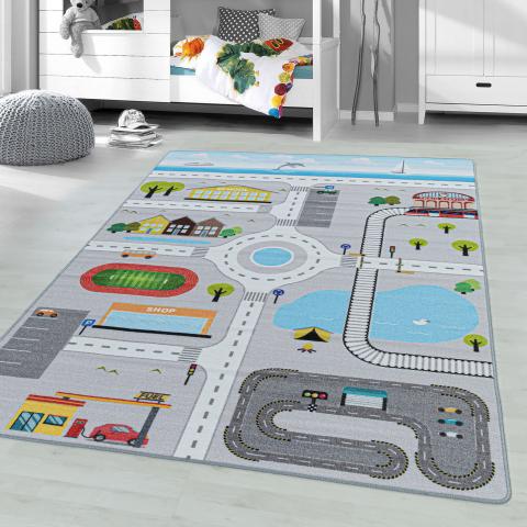 Tapis pour enfant CIRPLAY Gris