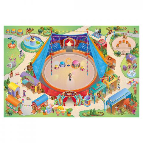 Tapis premier prix CIRQUE Multicolore