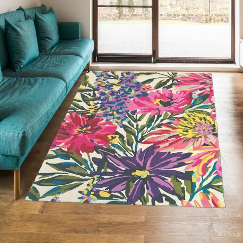 Tapis rose FLOREALE Rose