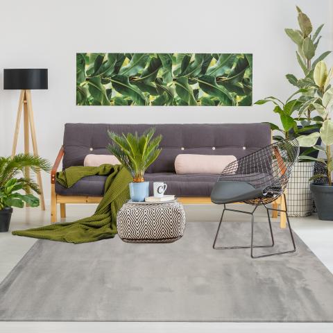 Tapis de couloir LYN10 LAVABLE Gris