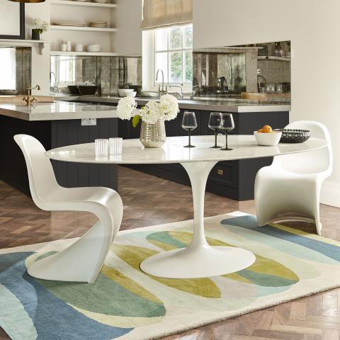 Tapis formes géométriques EMERALD Vert