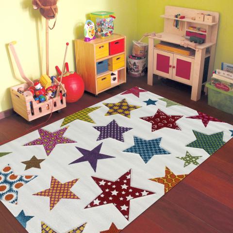 Tapis chambre bébé LYN8 IGALAR Multicolore