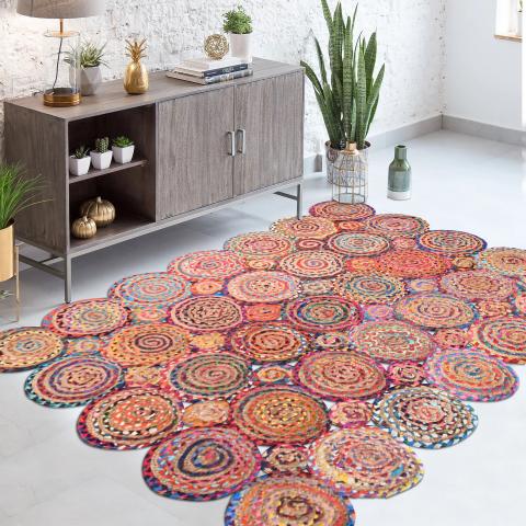 Tapis kilim ENJOY Multicolore