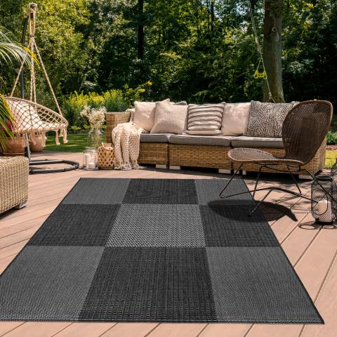 Tapis d'extérieur fait à la machine EXTERNA Gris