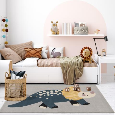 Tapis pour enfant FLARINE 6 Gris