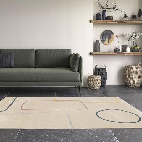 Tapis de chambre FLARINE 5 Beige