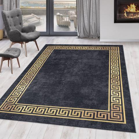 Tapis de couloir HUSLIA Noir