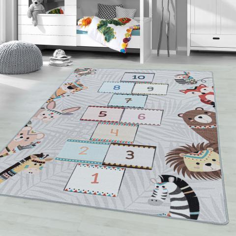 Tapis pour enfant HUSPLAY Gris
