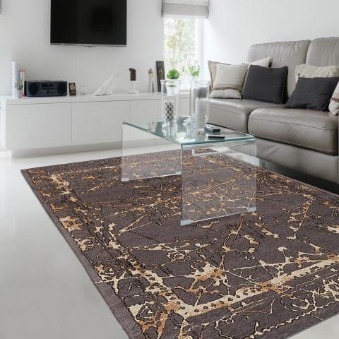 Tapis argent DESTRUCTURAL Argent