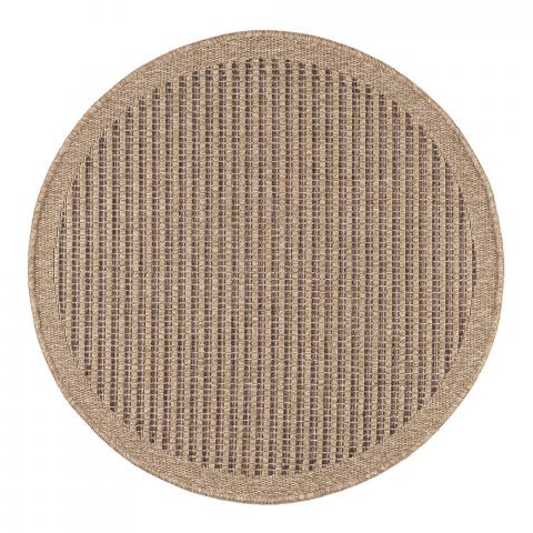 Tapis en bois JUTE ART Marron
