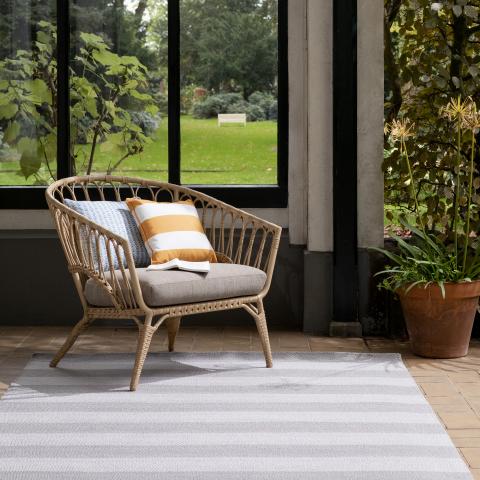 Tapis kaki LILLE Gris