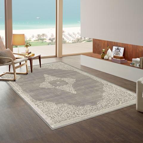 Tapis d'Orient MEDAROND Gris