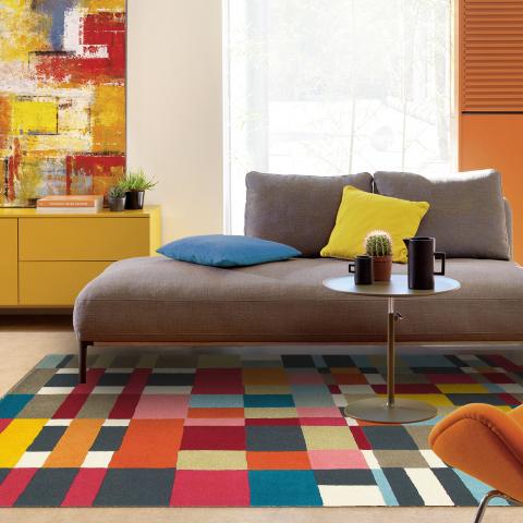 Tapis tufté DOMINO Multicolore