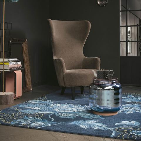 Tapis bleu et vert FABLED Bleu