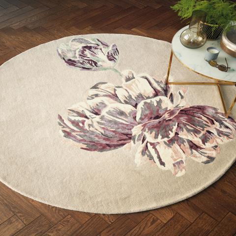 Tapis rond TRANKI R Beige