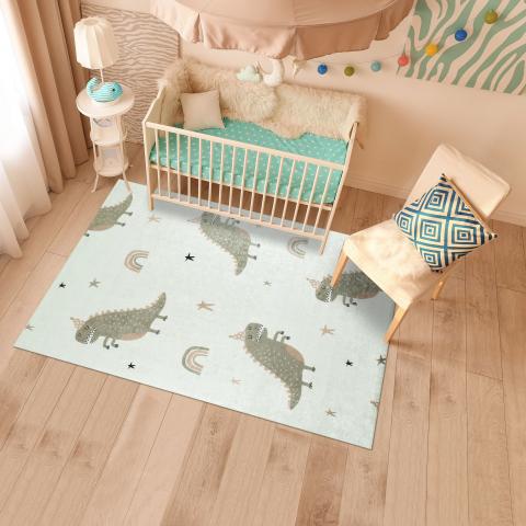 Tapis pour enfant MONSTRO Vert
