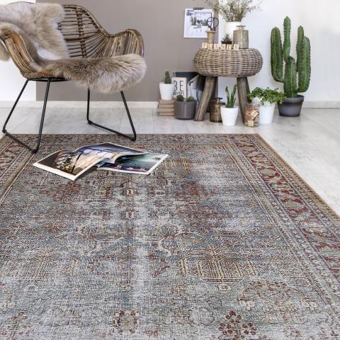 Tapis en polyester NIKAL Multicolore