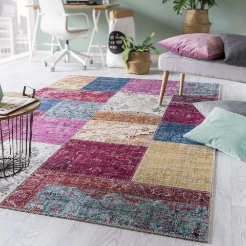 Tapis formes géométriques NIKOL Multicolore