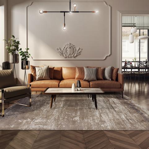 Tapis kilim NIYAT Argent