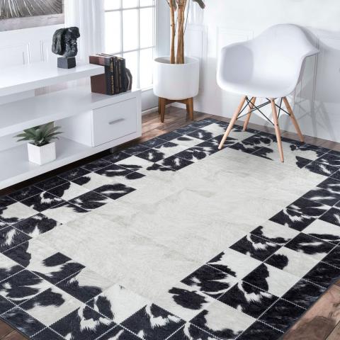 Tapis motif animalier NOATAK Noir