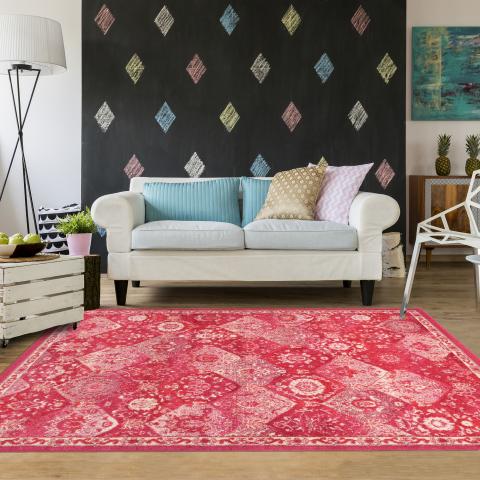 Tapis d'Orient OLNA Rose