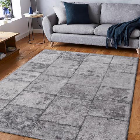 Tapis kilim PATSHY Gris