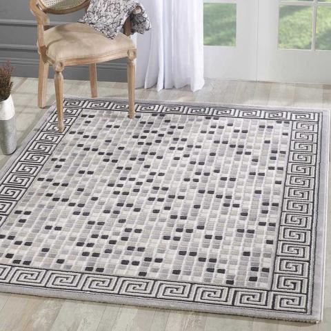 Tapis de couloir LYN7 BERIM Gris