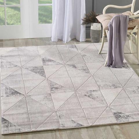 Tapis de couloir LYN7 VOLITRO Gris