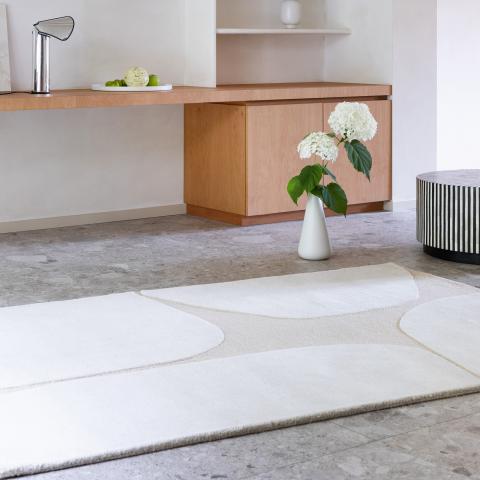 Tapis de chambre BC DECOR Crème