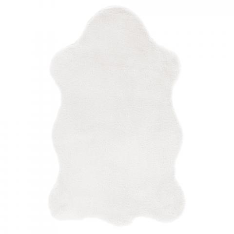Tapis à poils longs CRIMON 1 Blanc