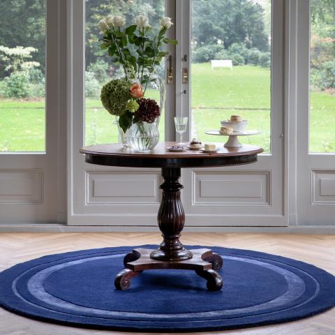 Tapis rond REDOOK Bleu