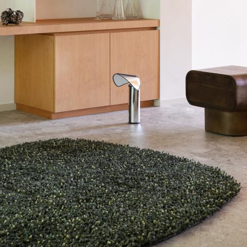 Tapis à poils longs ROCKS Vert