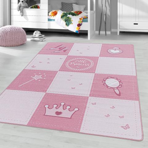 Tapis pour enfant ROSEKA Rose