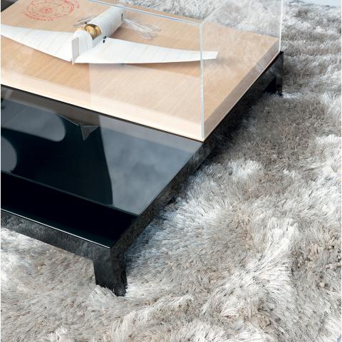 Tapis à poils longs ADORE 2 Gris
