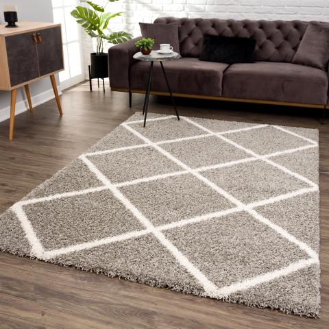 Tapis à poils longs SG MADRAG Gris